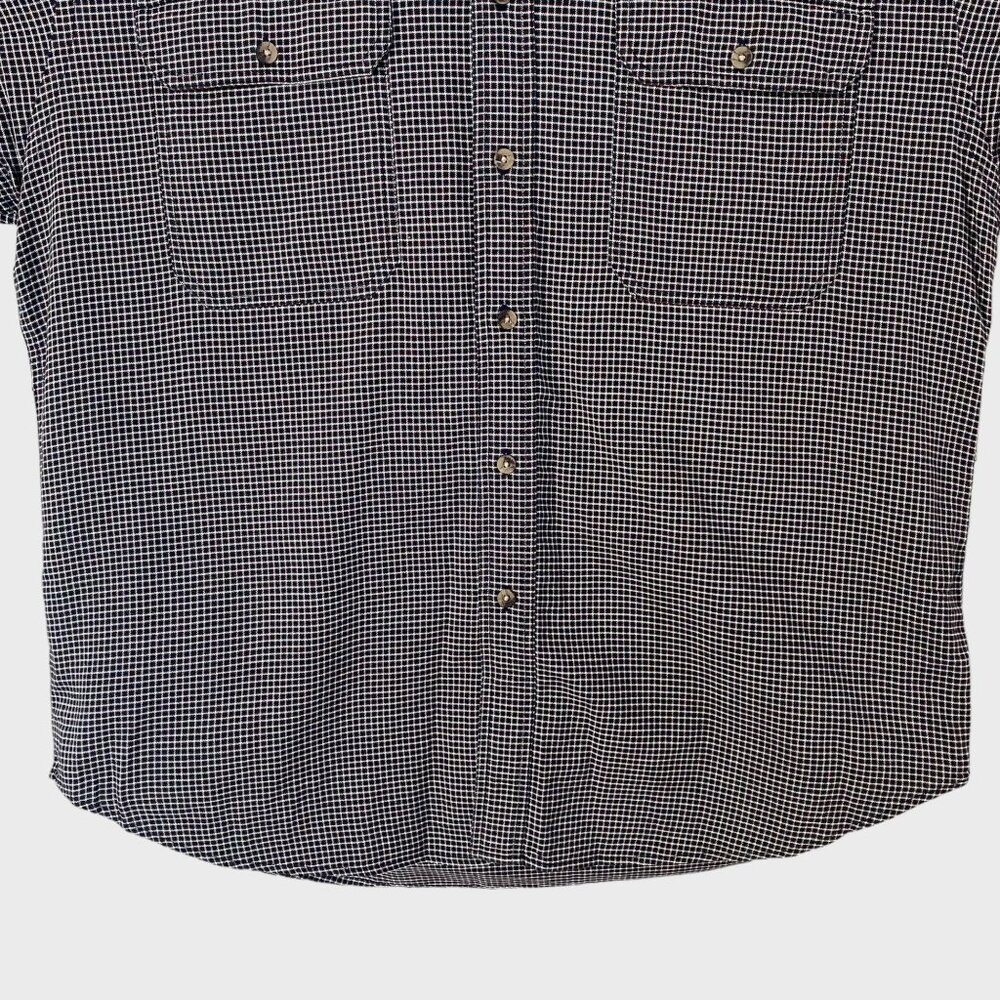 Pendleton Button-Down Shirt Green Micro Check Men… - image 6